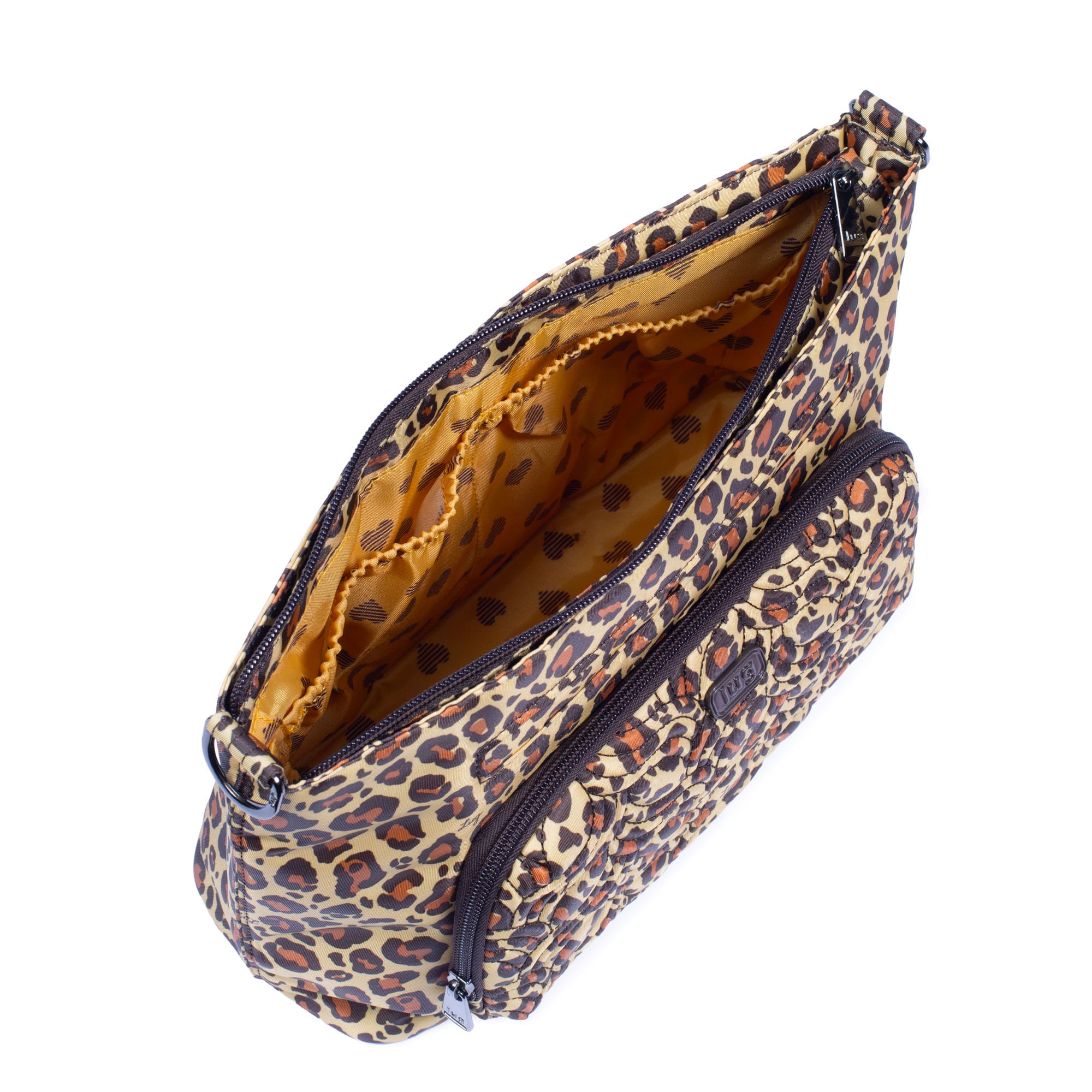 Samba XL Convertible Crossbody Bag - LEOPARD BROWN - SambaXL_LeopardBrown_05